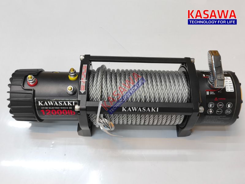 Tời điện 12v 12000lbs Kawasaki