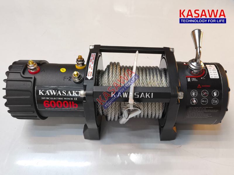 Máy tời kéo gỗ 6000lbs kéo ngang tải trọng lên đến 2500 kg