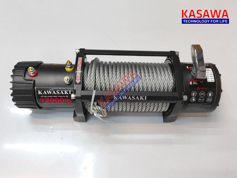 Máy tời kéo gỗ 12000lbs kéo ngang tải trọng lên đến 5 tấn