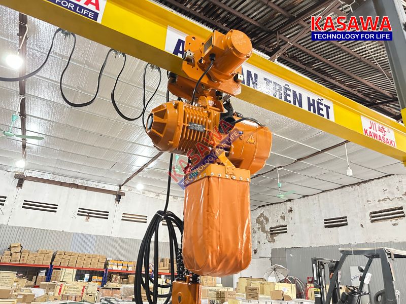 Nên sử dụng pa lăng trong môi trường có nhiệt độ từ 10 độ C - 40 độc C