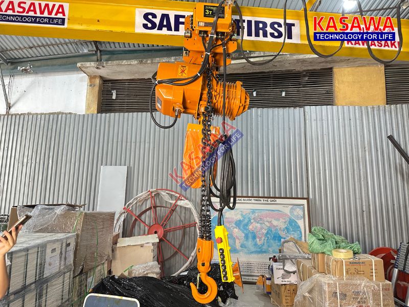 Nâng đúng tải trọng định mức của pa lăng
