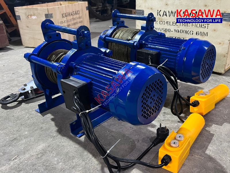 Tời điện đa năng KCD 1000/2000 kawasaki
