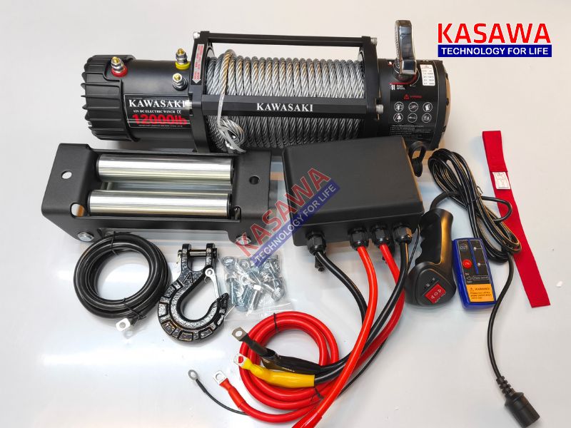 Tời điện kéo ngang KDJ 12000lbs Kawasaki