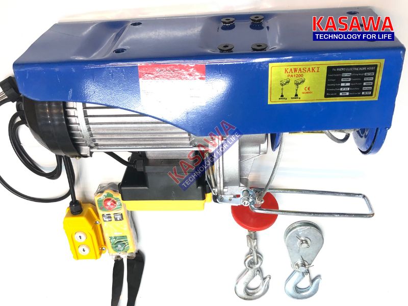 Tời điện mini 500kg PA1200 Kawasaki