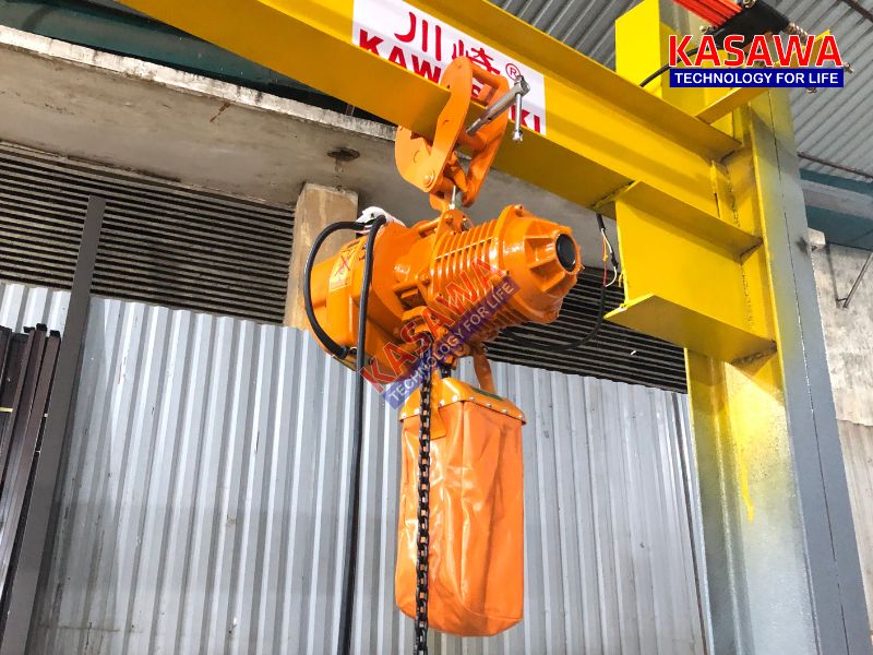 Pa lăng thường được lắp đặt trên dầm chữ I