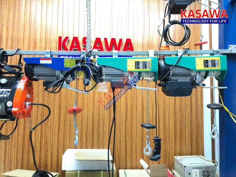 Tời điện treo mini PA và tời điện treo SK-230 Kio Winch