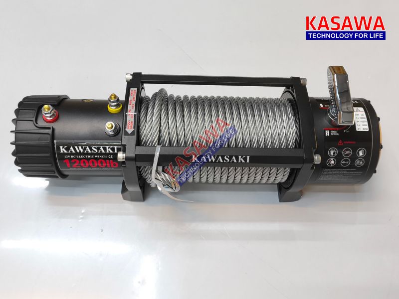Tời điện 12V 5 tấn 12000Lbs Kawasaki
