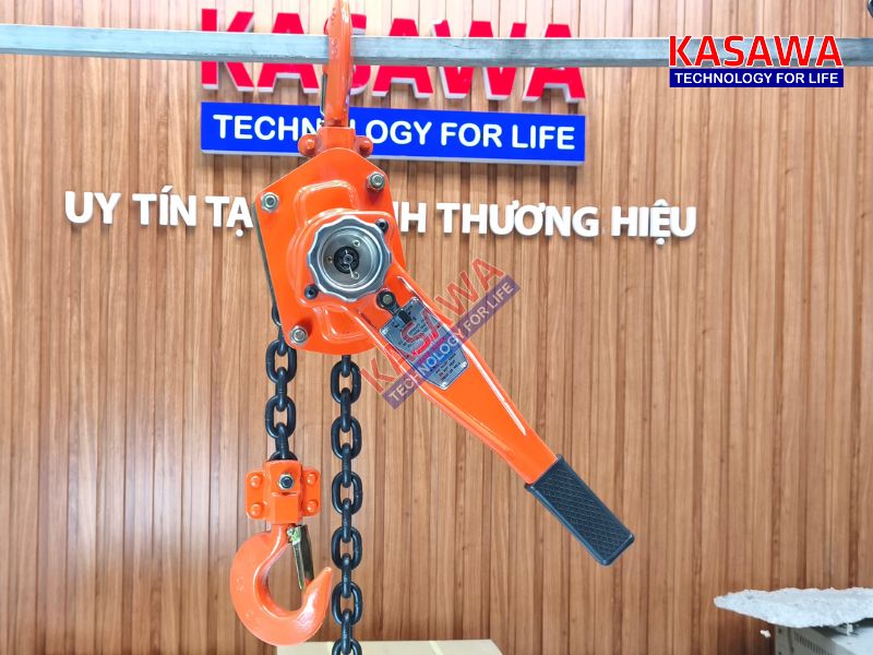 Ảnh thực tế pa lăng xích lắc tay kawasaki