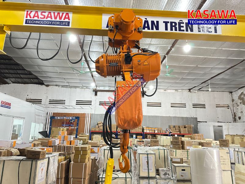 Pa lăng xích điện di chuyển sử dụng điện 380V