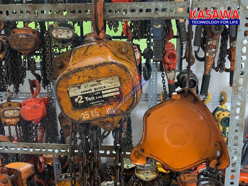 Giá thành pa lăng xích kéo tay rẻ