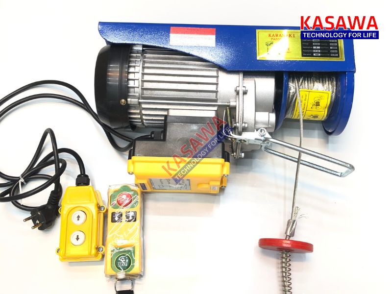 Tời điện mini PA200 tích hợp sẵn điều khiển từ xa