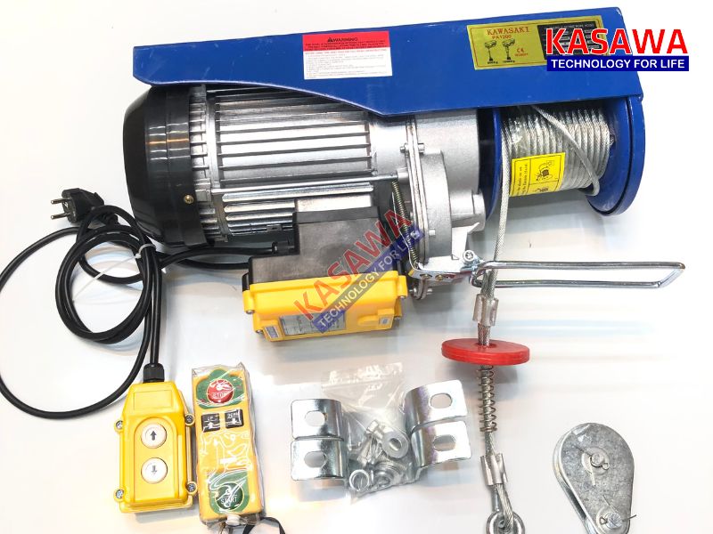 Tời điện cố định mini PA kèm điều khiển từ xa