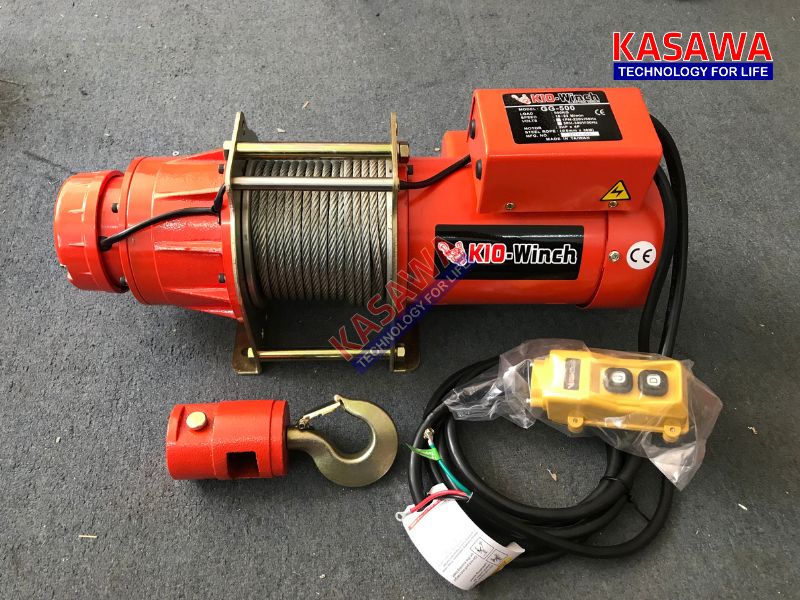 Nên lựa chọn tời điện chính hãng đến các thương hiệu nổi tiếng như Kio Winch