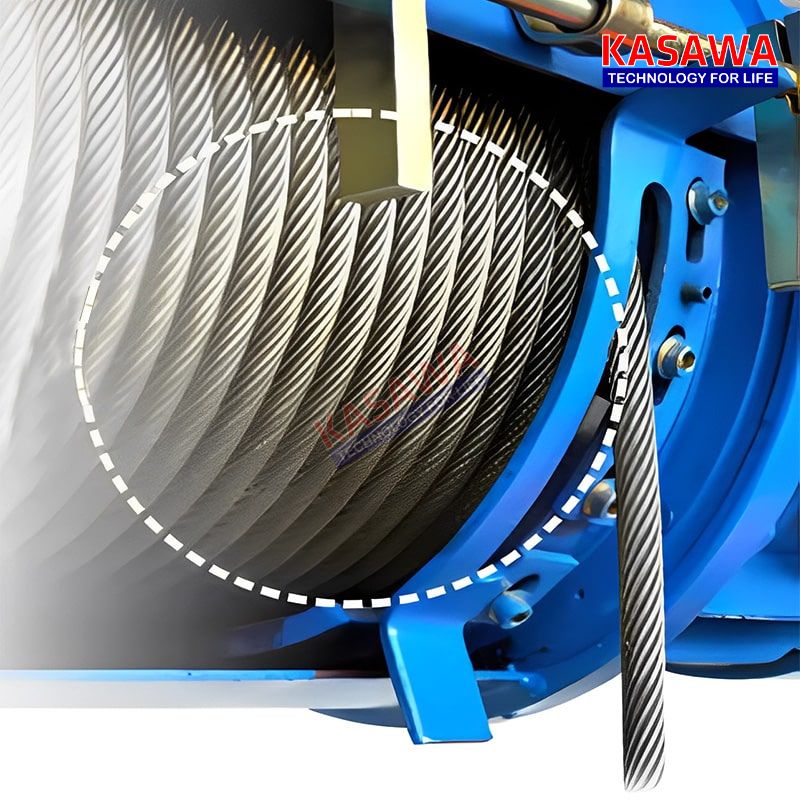 Dây cáp bằng thép cao cấp được bện từ nhiều sợi cáp