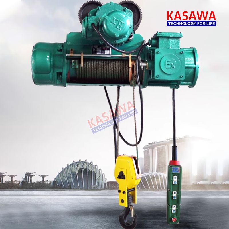 Pa lăng cáp điện chống cháy nổ 3 tấn BCD Kawasaki