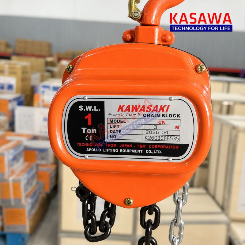 Pa lăng xích kéo tay 1 tấn model CK