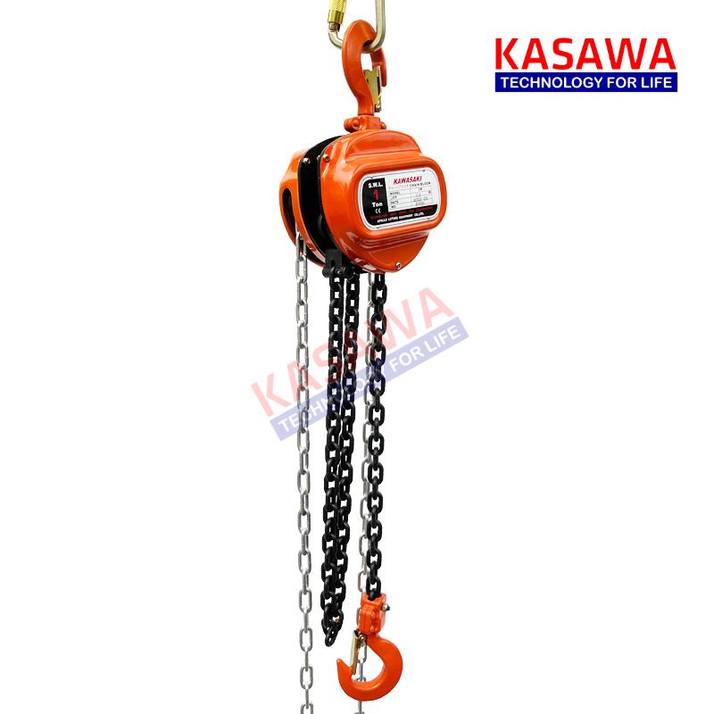 Pa lăng xích kéo tay 1 tấn 5m model CK