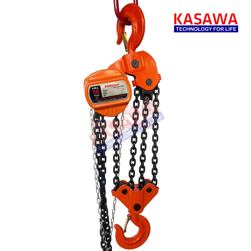 Pa lăng xích kéo tay model CK chính hãng Kawasaki