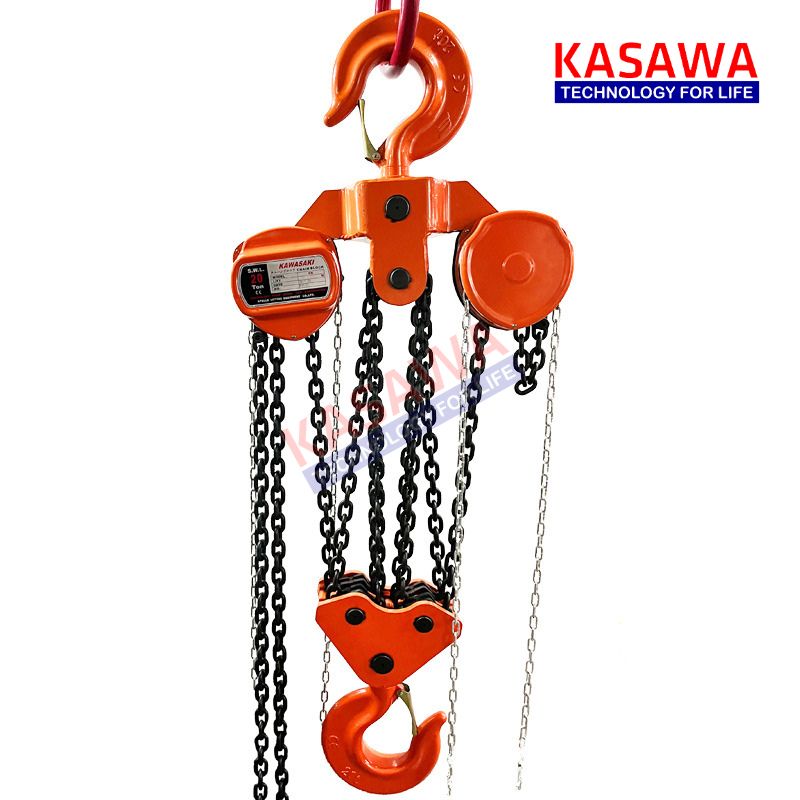 Pa lăng xích kéo tay model CK chính hãng Kawasaki