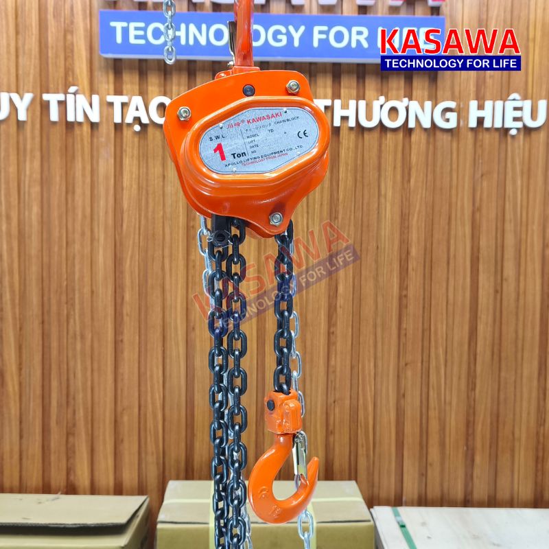 Pa lăng xích kéo tay 1 tấn model TD