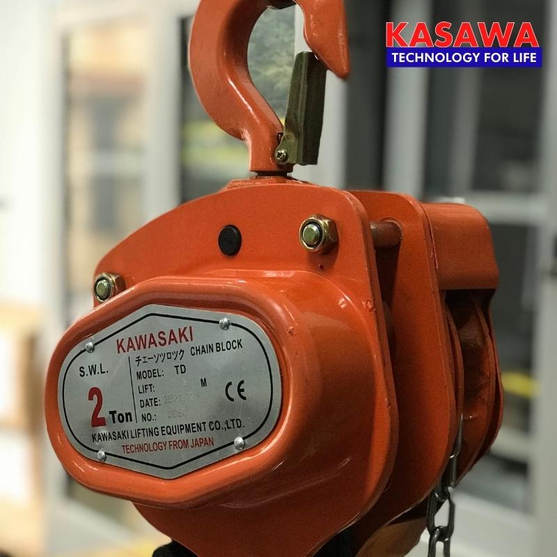 pa lăng kéo tay 2 tấn 3 mét kawasaki