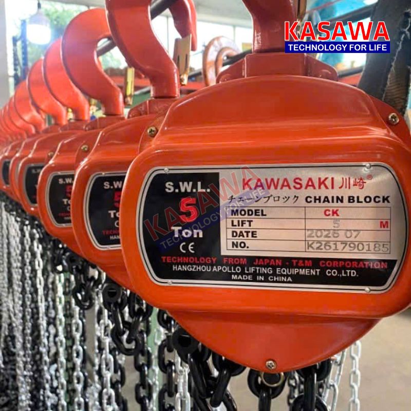 Pa lăng xích kéo tay CK, phù hợp với mọi dự án cần giấy tờ kiểm định