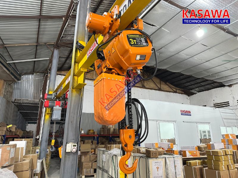 Quy trình kiểm định pa lăng xích điện