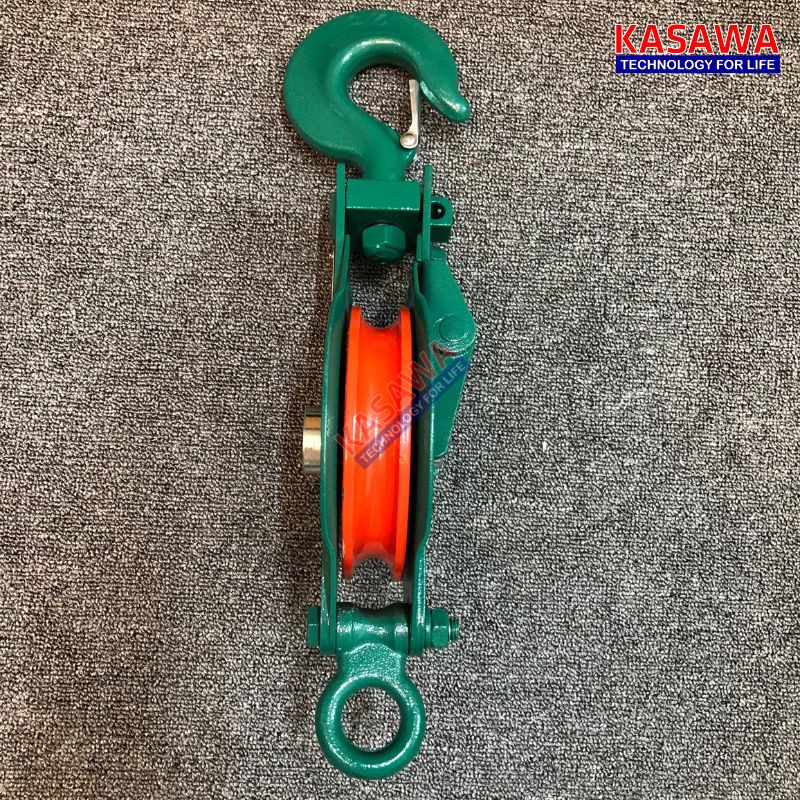 Puly 2 tấn Kawasaki sử dụng 1 rãnh cáp 