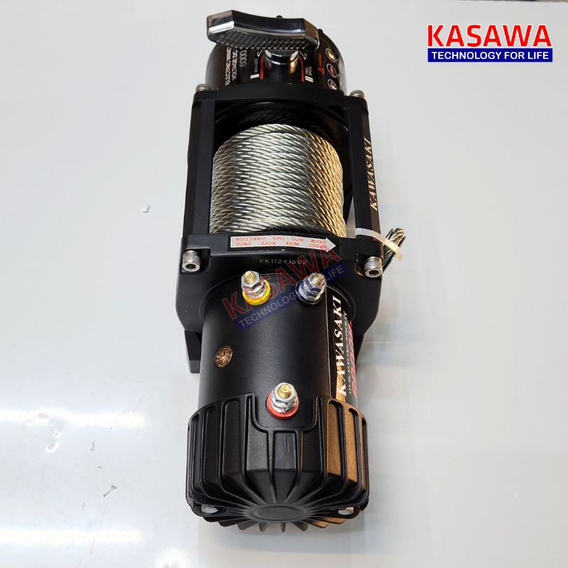 Tời điện 12v 2 tấn 6000lbs được sản xuất tại Trung Quốc theo công nghệ Nhật Bản