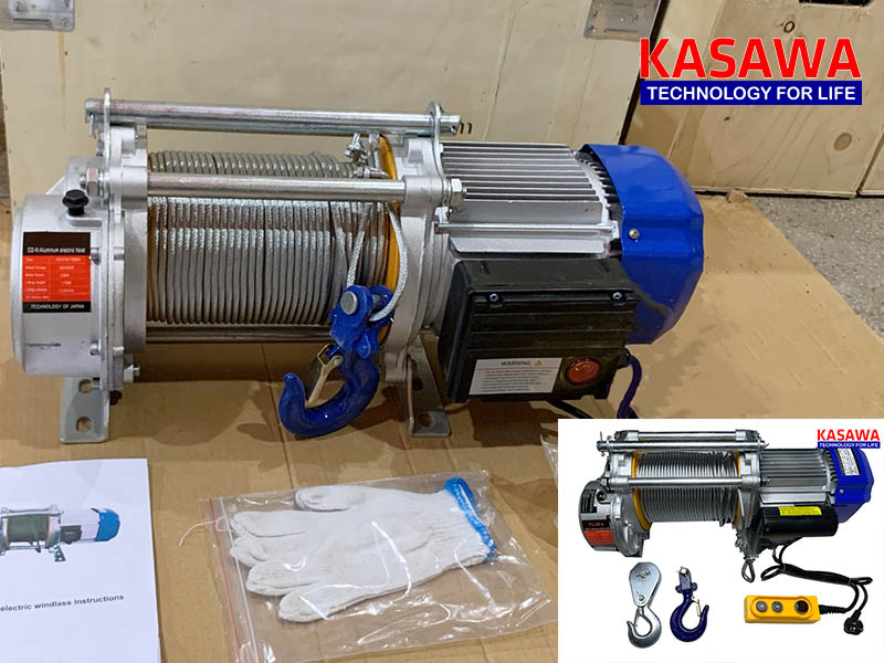 tời điện đa năng 2 tấn kawasaki CD K1 1000/2000 (380v)