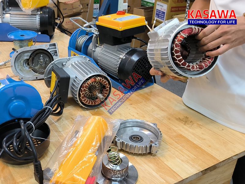 Động cơ máy sử dụng 100% bằng dây đồng