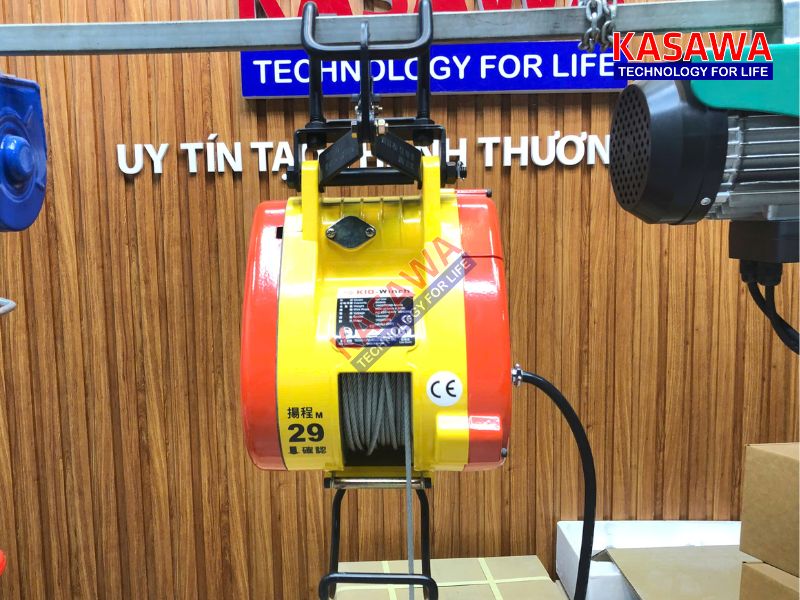 Tời điện Đài Loan có giá thành khá là cao