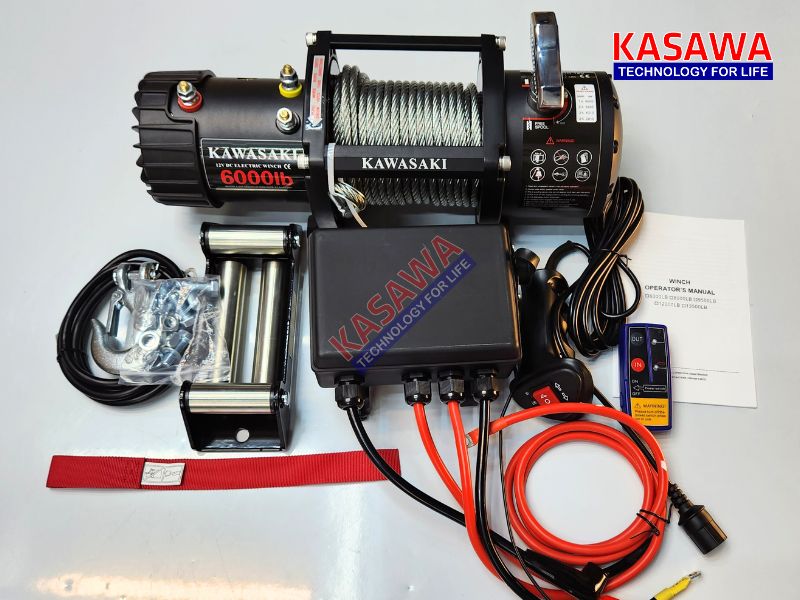 Tời điện 12v 6000lbs cho các xe bán tải