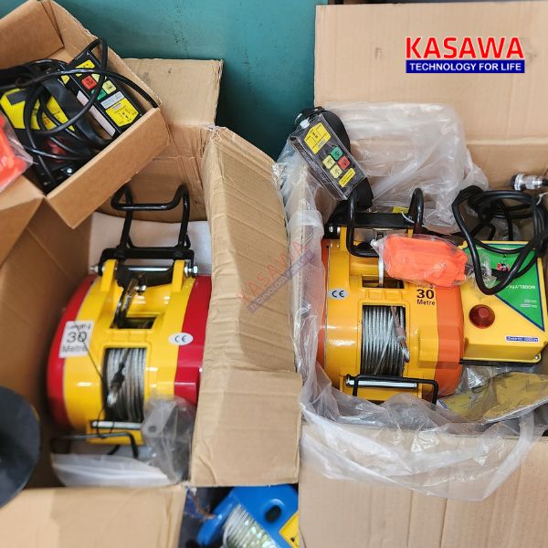 Hình ảnh thực tế tời điện SK-230 Kawasaki