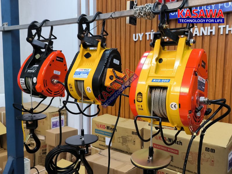 Tời treo mini Kio Winch tốc độ cao