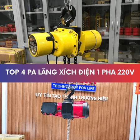 Top 4 pa lăng xích điện 1 pha 220v tốt nhất 2025