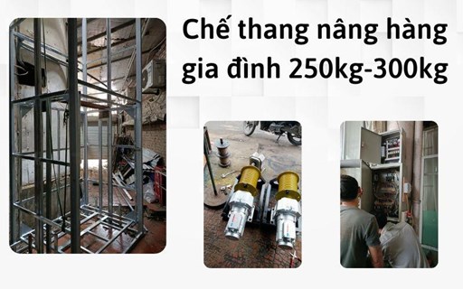 Hướng dẫn chế tạo thang nâng hàng gia đình đơn giản, nhanh chóng nhất