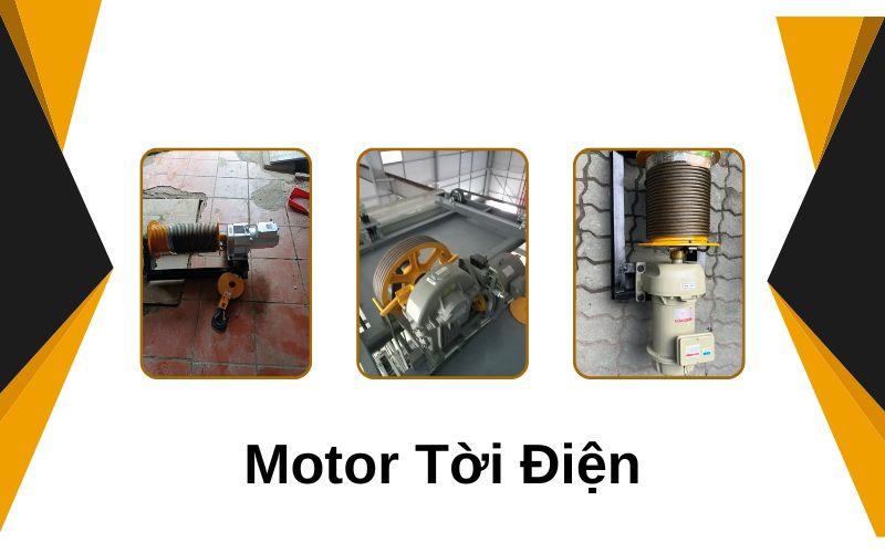 Top 3 loại motor tời điện sử dụng để chế tạo thang tời hàng